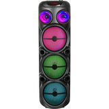 Başkenttekno GD-2887 Dijital LED Göstergeli Mikrofonlu Rgb Tws 8 Inç Stereo Bass Kablosuz Karaoke Hoparlör - Siyah
