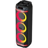 Başkenttekno GD-2889 Dijital LED Göstergeli Mikrofonlu Rgb Üçlü 8 Inç Stereo Bass Kablosuz Karaoke Hoparlör - Siyah
