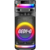 Başkenttekno GD-9005 Mikrofonlu Rgb Tws 8 Inç Stereo Bass Kablosuz Karaoke Hoparlör - Siyah