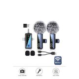 Başkenttekno H68 Type-C + Lightning + Aux 2li 3in1 Kablosuz Yaka Mikrofonu