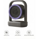 Başkenttekno Mini Isıtıcı Fan | Taşınabilir Sessiz Hızlı Isıtma | 500W Kompakt Isıtıcı Siyah - 500 W