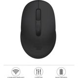 Başkenttekno Mouse Bluetooth + USB Çift Modlu Şarjli Sessiz Kablosuz Fare TM17 - Siyah