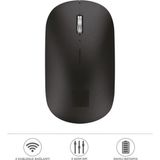 Başkenttekno Mouse Çift Modlu Bluetooth + USB Şarjli Sessiz Kablosuz Fare TM19 - Siyah