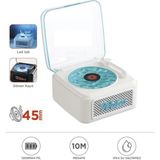 Başkenttekno Nostalji Plak Görünüm Mini Dekor Waves Bt Işıklı Müzik Çalar Saat Tf Kart Aux Özellikli - Beyaz