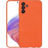 Başkenttekno Samsung Galaxy A04S Mara Lansman Kapak Kılıf - Turuncu