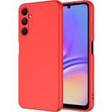 Başkenttekno Samsung Galaxy A25 Kılıf Kamera Korumali Lansman Kapak - Kırmızı