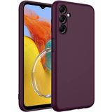 Başkenttekno Samsung Galaxy A25 Kılıf Kamera Korumali Lansman Kapak - Koyu Mor