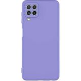 Başkenttekno Samsung Galaxy M32 Kılıf Kamera Korumali Mara Lansman Kapak - Lila