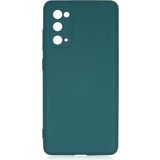 Başkenttekno Samsung Galaxy S20 Fe Kılıf Mara Lansman Kapak - Koyu Yeşil