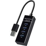 Başkenttekno USB Hub 4 Port Çoklayıcı 3.0 Çoğaltıcı YD32 - Siyah