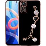 Başkenttekno Xiaomi Redmi Note 12 Pro 4g El Tutamaçlı Kamera Korumalı Taka Silikon Kapak Kılıf - Siyah