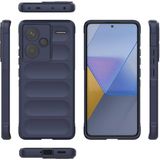 Başkenttekno Xiaomi Redmi Note 13 Pro Plus 5g Kılıf Esnek Tpu Oyuklu Arka Yüzey Tasarımlı Etnik Silikon Kapak - Lacivert
