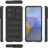 Başkenttekno Xiaomi Redmi Note 13 Pro Plus 5g Kılıf Esnek Tpu Oyuklu Arka Yüzey Tasarımlı Etnik Silikon Kapak - Siyah