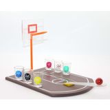 Basket Tasarımlı Shot Bardak Oyunu 24 * 24 Cm Eğlence Parti Casino Yılbaşı Alkol Rus Ruleti İçki Evde Oyun Seti