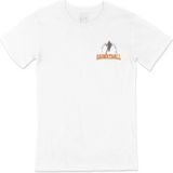 Basketball Basketbol Cep Tasarım Baskılı Beyaz Tişört - XL