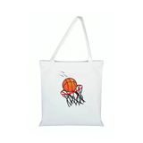 Basketbol Baskılı Bez Çanta - Basketbollu Çanta