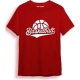 Basketbol Baskılı Tişört Basketball T-Shirt BASKLL2001 - XL - Kırmızı