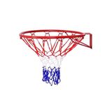 Basketbol Çemberi, 45 Cm, Tek Katlı Fileli, Kırmızı