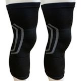 Basketbol Dizliği Çift, Unisex, M Beden, Siyah - Standart