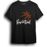 Basketbol Dream Baskılı Özel Tasarım Tişört Basketball T-Shirt BASKLL2003 - Siyah