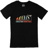 Basketbol Evolution Siyah Tişört - M