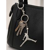 Basketbol Figürlü Metal Anahtarlık Gümüş Renk Spor Temalı Hediye