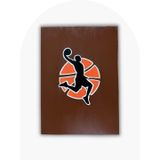 Basketbol Model Ahşap Tasarım Tavla Oyunu