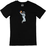 Basketbol Oyuncu Astronot Siyah Tişört - M