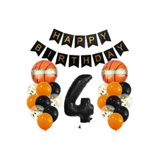Basketbol Temali Doğum Günü Balon Set Konsepti, 4