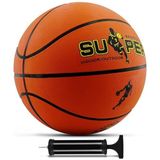 Basketbol Topu, Turuncu, 7 Numara, İç ve Dış Mekan, Pompa Dahil,