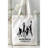 Basketbolcu Basketbol Basket Baskılı Bez Omuz Çantası Kişiye Özel Model 17