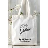 Basketbolcu Basketbol Basket Baskılı Bez Omuz Çantası Kişiye Özel Model 24