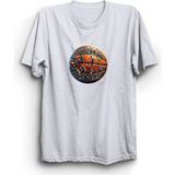 Basketbolcu, Basketbol Topu, Basketball, Spor Tişört - Beyaz - M