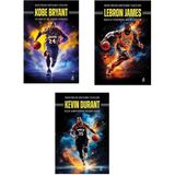 Basketbolun Unutulmaz Yıldızları Kevin Durant - Lebron James - Kobe Bryant (3 Kitap)