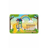 Baskı Atölyesi 54 Parça Ahşap Puzzle Oyun Parkı