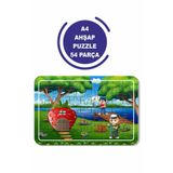 Baskı Atölyesi Gölde Balık Tutmak A4 54 Parça Puzzle, Oyuncak, Yapboz
