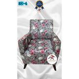 Baskı Desenli Elastik Esnek Kadife Koruyucu Giydirme Koltuk Örtüsü - Bk-04 - Tekli (1 Parça) - 10 x 10 cm - Kakao