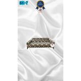 Baskı Desenli Elastik Esnek Kadife Koruyucu Giydirme Koltuk Örtüsü - Bk-07 - 2'li (1 Parça) - 10 x 10 cm - Haki