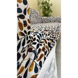 Baskı Desenli Elastik Esnek Kadife Koruyucu Kolsuz Koltuk Örtüsü - Bk-06 - 3+2 (2 Parça Set) - 10 x 10 cm - Bordo