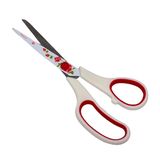 Baskı Desenli Kumaş Makası DS-805 Kırmızı