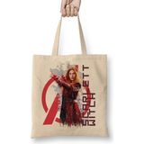 Baskı DüBayan Günlük Çantakkanı Avangers Scarlett Witch Bez Çanta