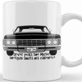 Baskı Dükkanı 01 Supernatural Driver Picks the Music Kupa