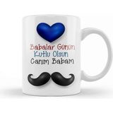 Baskı Dükkanı 058 Babalar Günü Kupa Bardak