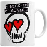 Baskı Dükkanı 5sos 5 Seconds Of Summer Porselen Kupa Bardak
