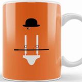 Baskı Dükkanı A Clockwork Orange Frame Movie Silhouette Kupa