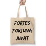 Baskı Dükkanı A Sorte Favorece Os Fortes Fortes Fortuna Juvat Bez Çanta