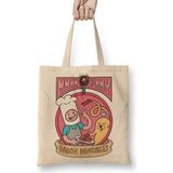 Baskı Dükkanı Adventure Time Bacon Pancakes 01 Bez Çanta