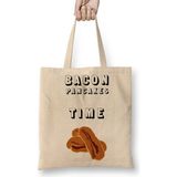 Baskı Dükkanı Adventure Time Bacon Pancakes 010 Bez Çanta