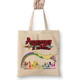 Baskı Dükkanı Adventure Time Finn Jake Princess Bubblegum Marceline Martin Mertens Flame Princesss Bez Çanta