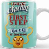 Baskı Dükkanı Adventure Time Lettering Sorta Good Kupa